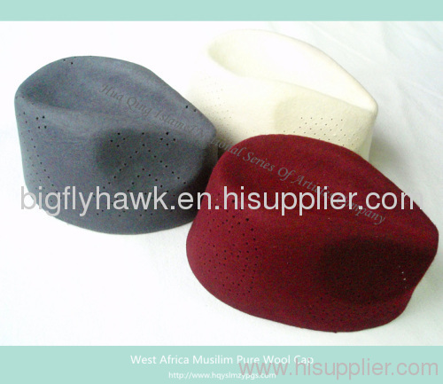 west africa Muslim Wool Caps