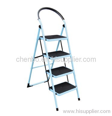 Steel Household Ladder with 4steps(white)