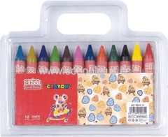 12 pcs oil wax crayon drawing crayon for students and kids