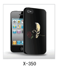 skull picture 3d iPhone case,pc case rubber coated,multiple colors available