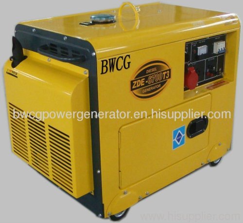 5.0KW or 5.5KW Single-phase Portable Diesel Generator