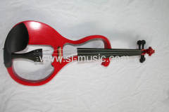 Electric Violin Acoustic FULL SIZE 4/4 Color Red slve13