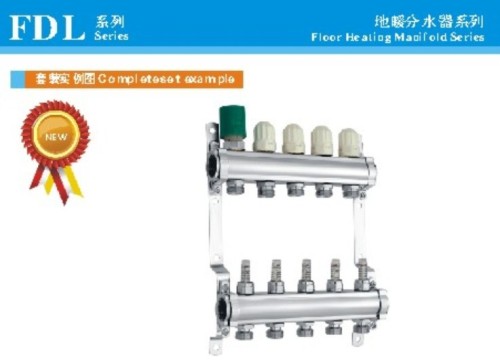 FDL series stainelss steel manifold for floor systems