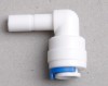 Stem or plug in elbow water purifier pipe adapter