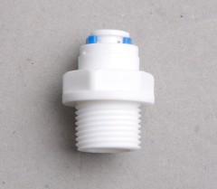 water filter connector plastic male straight quick adapter