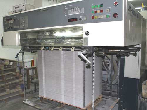 Komori four-color printing press (imported)