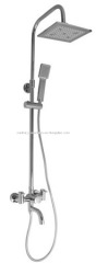 Massage Brass Shower Sets With Extensible Shower Slide Rail