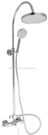 Bathroom Rainfall Shower Rail Set In Brass Meterial