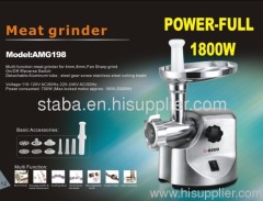 Powerful 1800W Meat Grinder with CE,CB,GS,ROHS