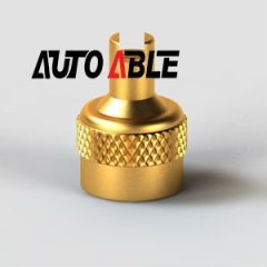 TIRE VALVES METAL BRASS CAP