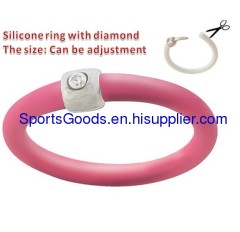2012 Newest Silicone Ring With Diamond and European advanced design style hot sell 2012