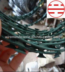 pvc coated razor barbed wire