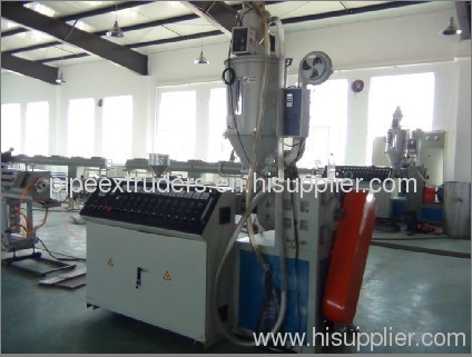 PERT pipe extrusion line