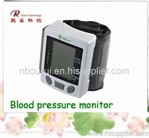 Wrist watch blood pressure monitor