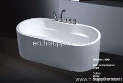 luxury free standing acrylic bathtub with hand shower ZY-Y318