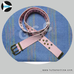 cotton woven belts with rianstone belt