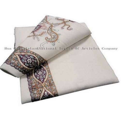 Arabian Muslim Wool embroidered turban/scarf