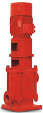 vertical multi-stage fixed-type fire-fighting pump