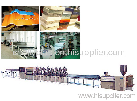 plastic plate&sheet layer mutiple layer co-extrusion line pl