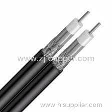 DUAL RG6 Coaxial cable WITH MESSENGER