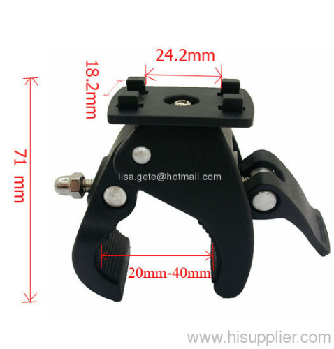 Bicycle motorcycle handlebar mount camera bracket gps holder