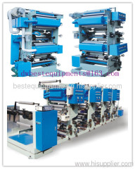 1-8 Color Plastic Bag Printer, Rotogravure Printing Pe Film Machine