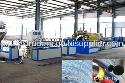 PVC fiber composite pipe production line