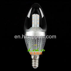 2012 NEW design light crystal chandelier lamp 5w led candle bulb samsung chip DIM