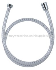 Flexible Pipe Silver Plastic PVC Hose For Shower