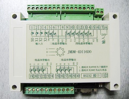 JMDM RS-485/232 JMDM-4DI16DO serial port control 4 path input and 16 path output