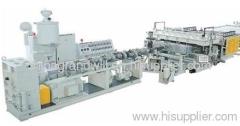 Rain Shield Hollow Grid Board Extrusion Line