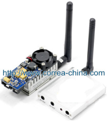 FPV 5.8GHz 500mW wireless Audio Video transmitter and receiver for rc helicopter photography