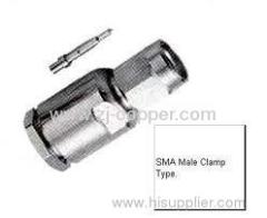 SMA female clamp type connector