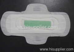Anion sanitary napkin with blue chip,super absorption quality