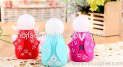 light control LED night light- japanese doll