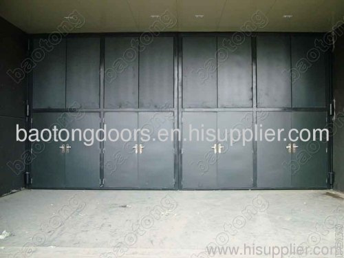 hinged door baotong hangar door aircraft docking