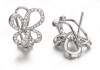 fashion gold diamond jewelry earrings,18k white gold jewelry,diamond earrings,fine jewelry