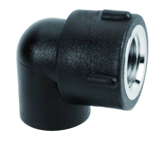 HDPE Socket injection fusion threaded Elbow