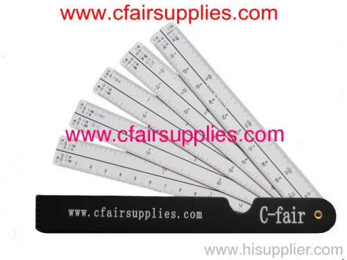 Fan Scale Ruler/ Architect Ruler/ Architech Designer Fan Sca