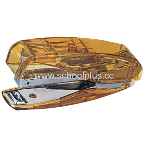 Transparent plastic stapler