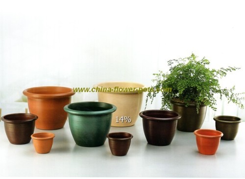 plastic flower pot