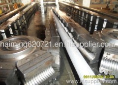 Plastic single wall corrugated pipe production line