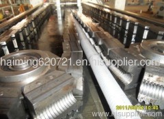 PE single wall corrugated pipe production line