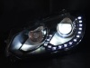 Bi-xenon Golf MK6 HID headlamp with LED