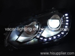 Bi-xenon Golf MK6 LED headlamp