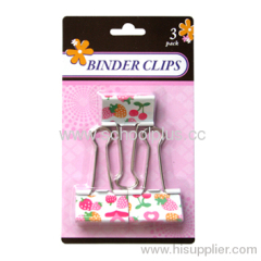 Colored Metal Binder Clips