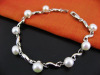 sterling silver freshwater pearl bracelet,pearl jewelry,925 silver jewelry