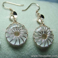fashion 925 silver moon quartz earrings,silver jewelry,gemstone earrings,fine jewelry