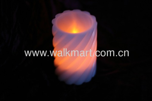 Battery operated flameless LED candle
