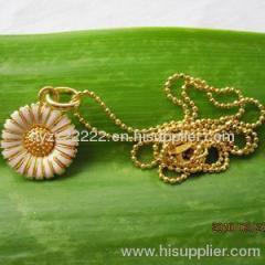 Gold Plated Sterling Silver Daisy Chram Jewelry,fashion jewelry,fine jewelry